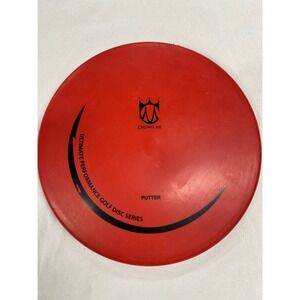 Crown Me Ultimate Performance Golf Disc Series Putter Red Plastic Disc Golf
